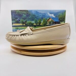 SAS Cream Moccasins for Women